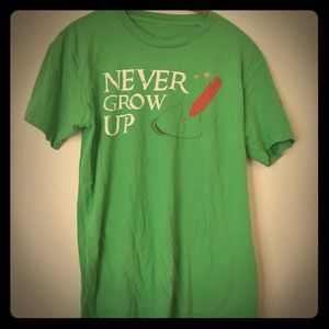 Never grow up Peter Pan tee