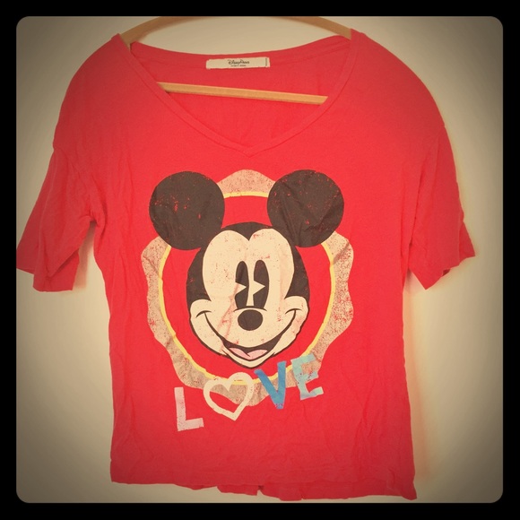 Mickey crop top.