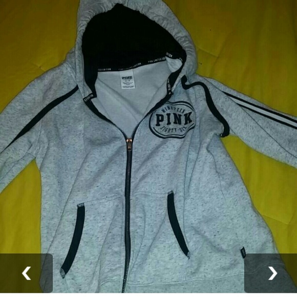 Grey full zip hoodie