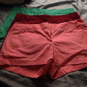 JCREW CHINO SHORTS size 12 and 14 $13 individually