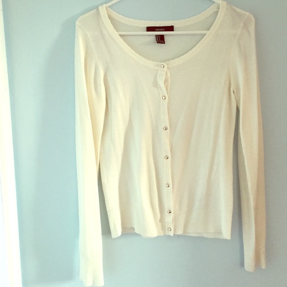 Cream cardigan