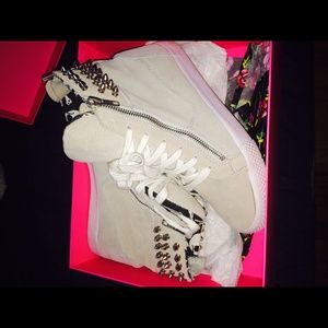 Betsey Johnson Spike Sneakers