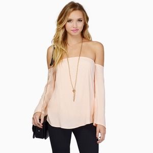 Tobi Edie off the shoulder top