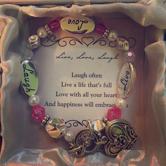 Live Laugh Love Expressively Yours  Bracelet