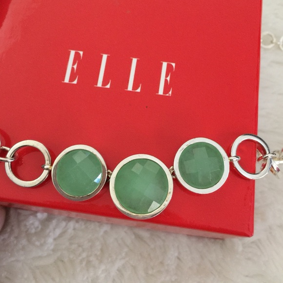 Elle Jewelry Sterling Silver with Genuine Gemstone