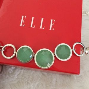 Elle Jewelry Sterling Silver with Genuine Gemstone