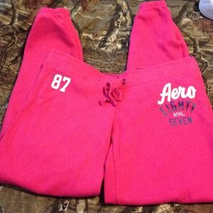 Aeropostale cinch ankle sweat pants