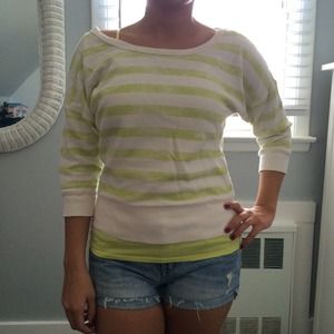 Lime grey aerie sweater and matching tank