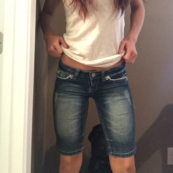 Request jeans Bermuda shorts