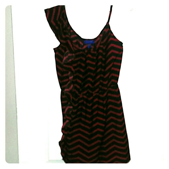 Strappy chevron dress