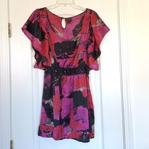 BeBe 2B multi color dress