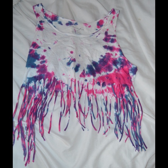 Tye dye crop top