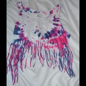 Tye dye crop top