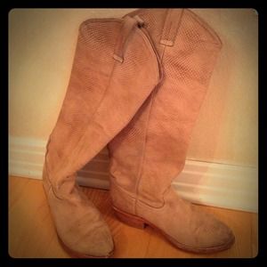 Tall chapala cowboy boots