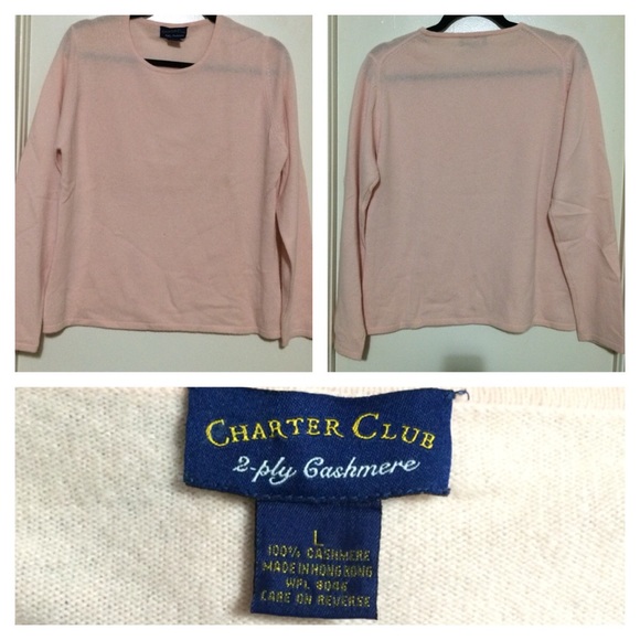 Charter Club 100% Cashmere Sweater - Picture 1 of 1