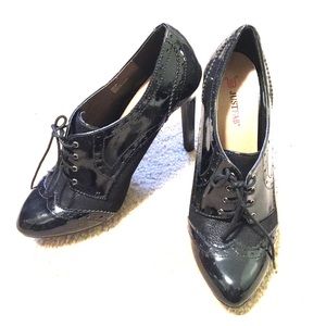 Justfab black booties