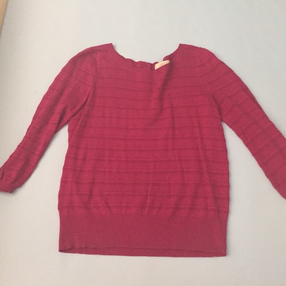 LOFT pink sweater