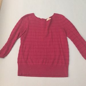 LOFT pink sweater