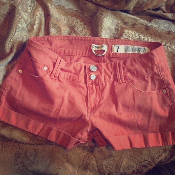 Burnt orange shorts