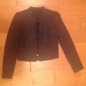 Tweed Crop Jacket with Scalloped Edges