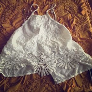 White UO halter top
