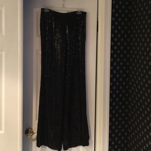 Beautiful Tory Burch sequins black pants!!