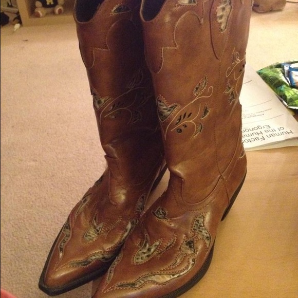 💥SOLD💥Roper Rockstar Cowboy Boots - Picture 2 of 3