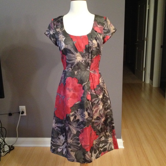 Banana Republic Mad Men Collection Floral Dress
