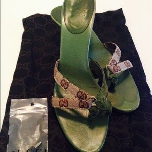 Authentic Gucci Sandal heels