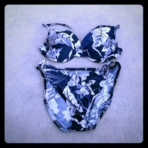 BAJA BLUE BATHING SUIT