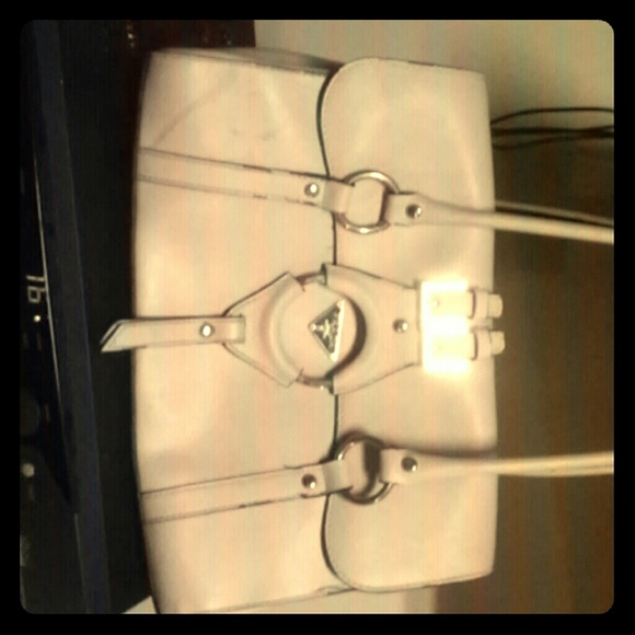 pink PRADA purse bag