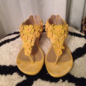 Yellow Flower sandals