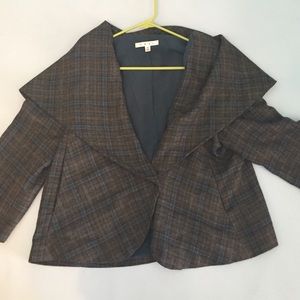 Never used London-esqe blue patterned jacket