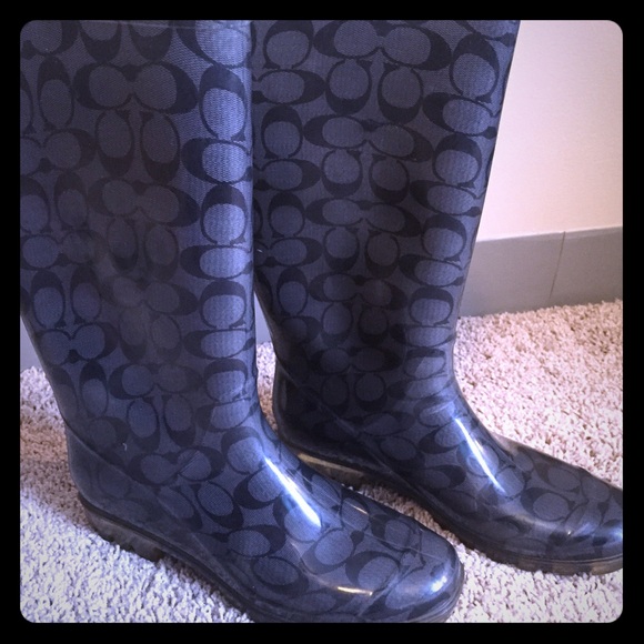 Authentic Coach Rain boots
