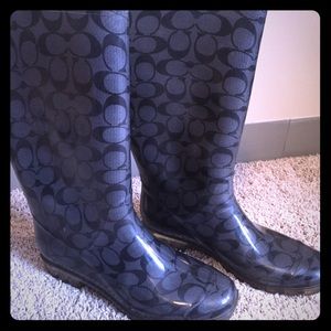 Authentic Coach Rain boots