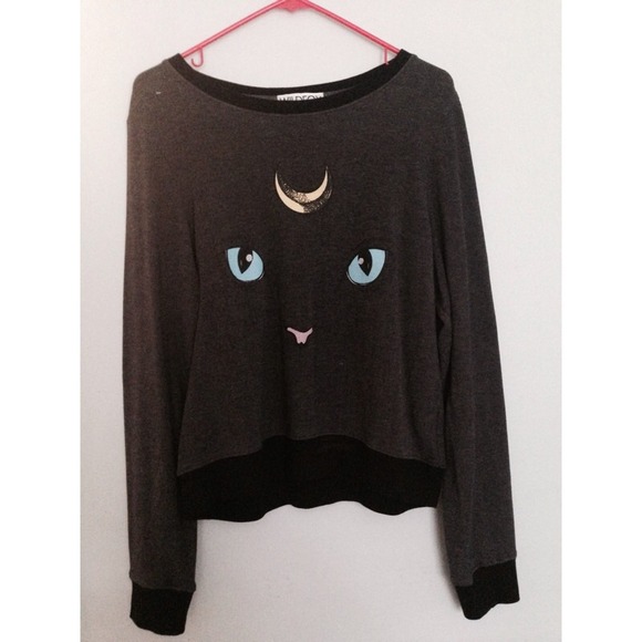 cat & moon baggy beach jumper 💕