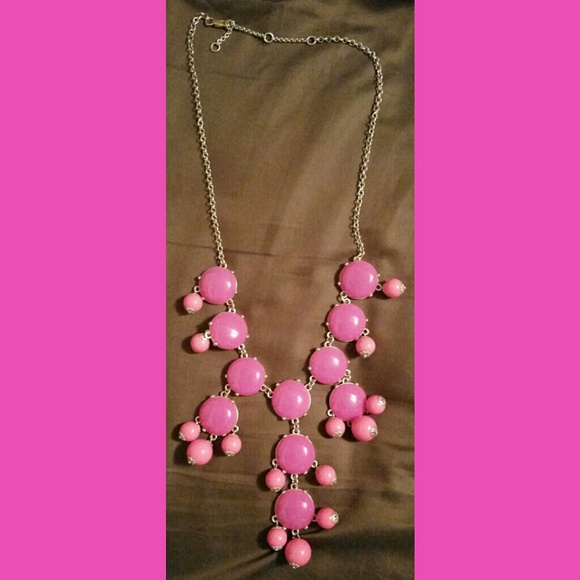 FINAL PRICE Fuchsia pink bubble necklace