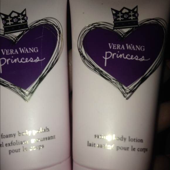 Vera wang body wash and lotion