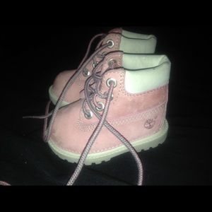Pink toddler timberland boots