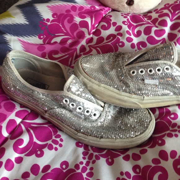 sparkly vans