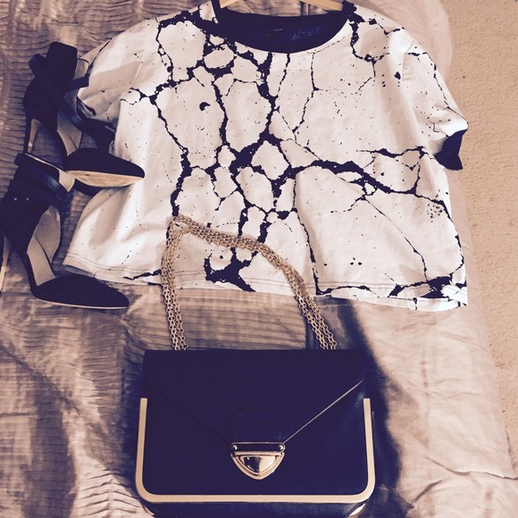 *RESERVED*Asos abstract printed top