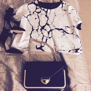 *RESERVED*Asos abstract printed top