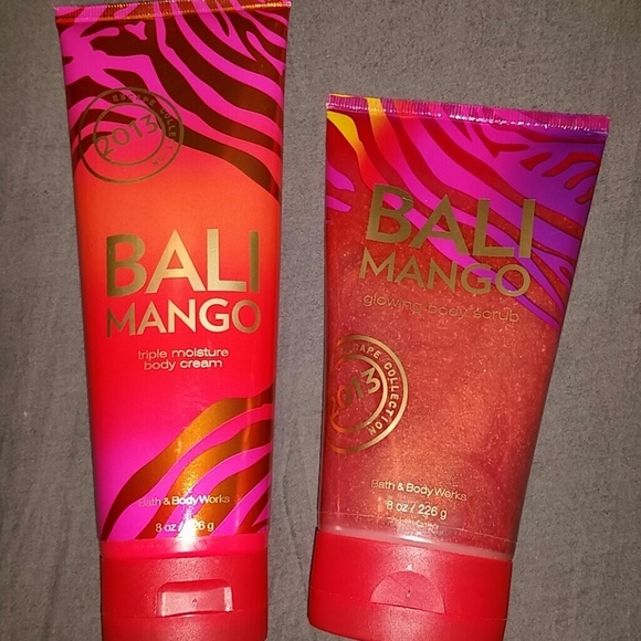 Body cream and glowing body scrub set