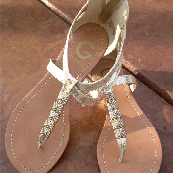 G by Guess Gold Sandal