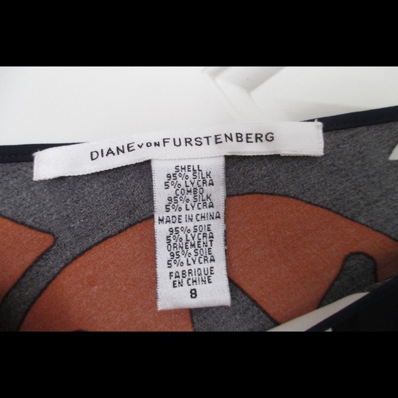 Diane von Furstenberg DVF abstract dress 8 - Picture 4 of 4