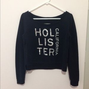 Hollister metallic sweatshirt