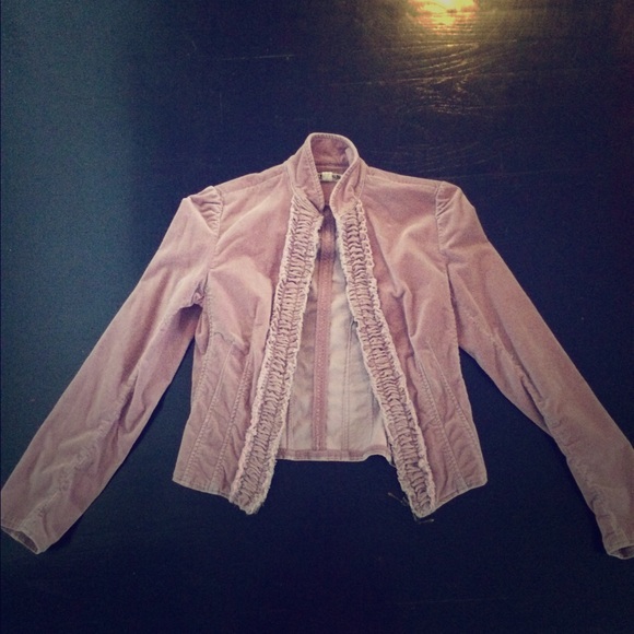 Velour stylish blazer
