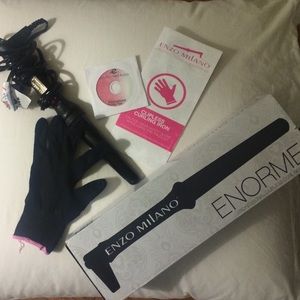 Enzo Milano 31/25MM clipless curling iron