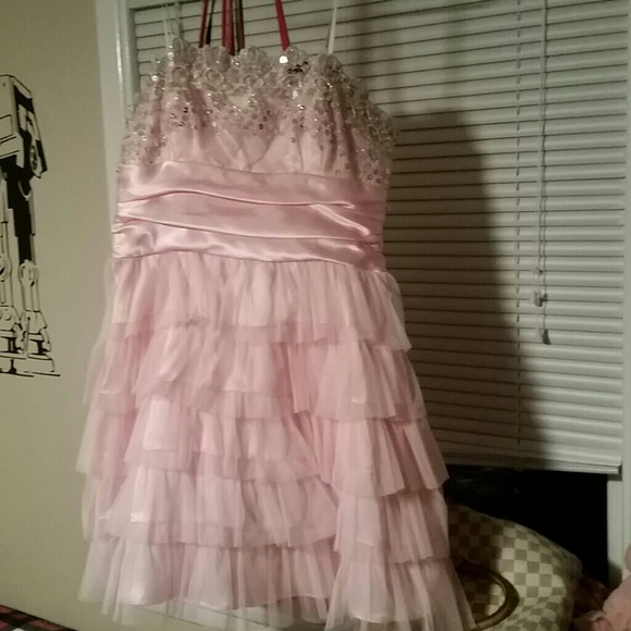 Pink princess formal dress!