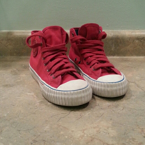 Red high tops